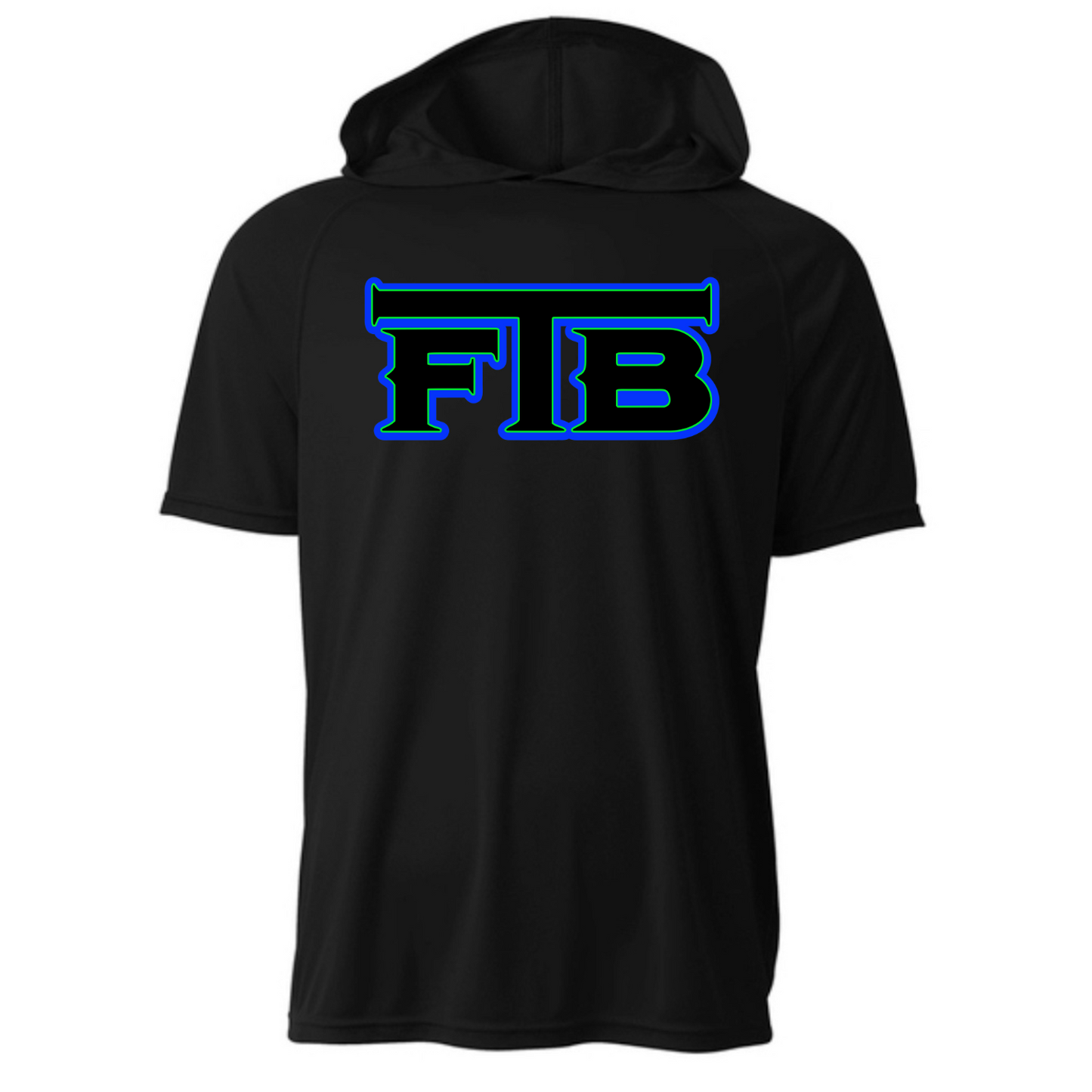 FTB Dri-Wick Short Sleeve Hooded T-Shirt Adult
