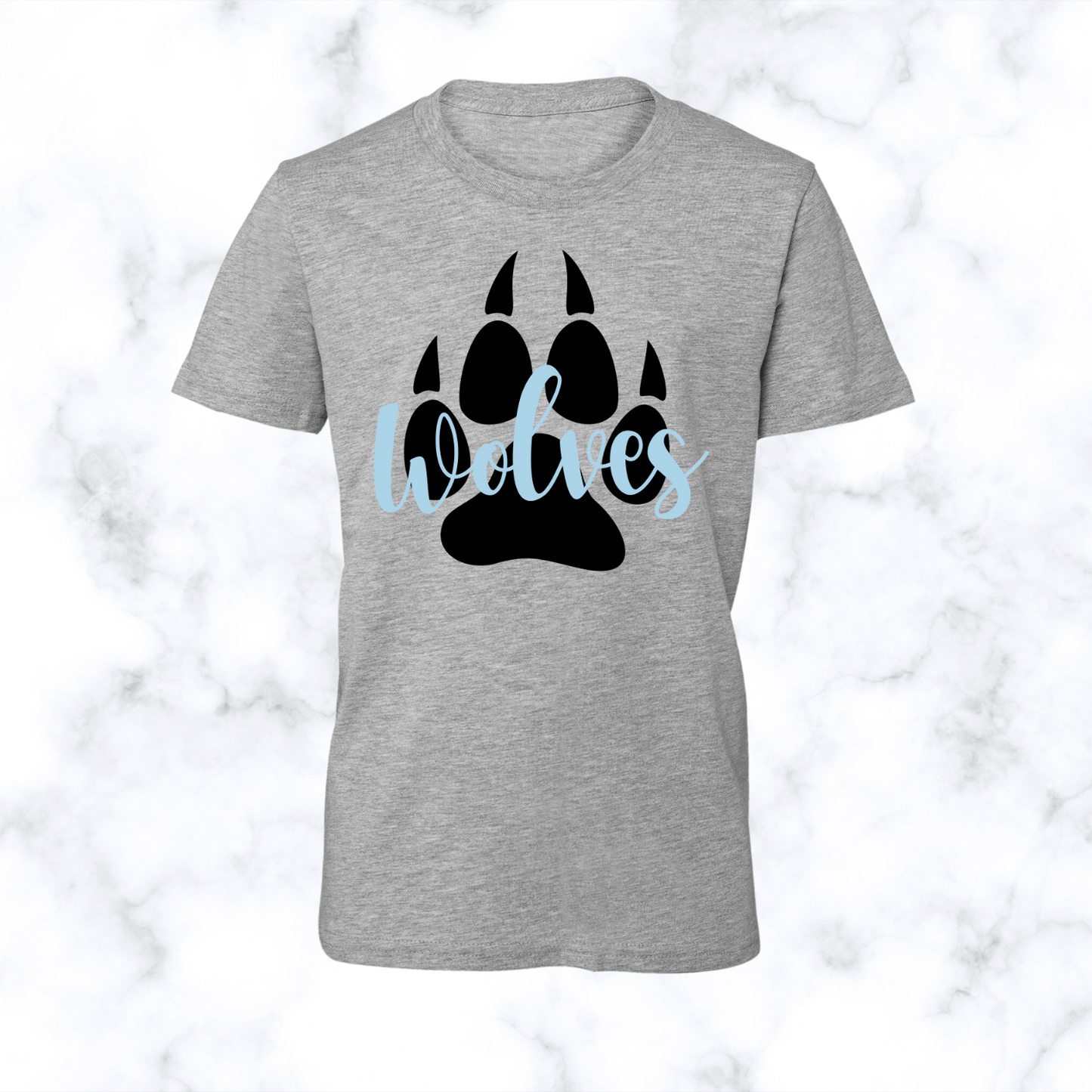 Wolves Paw Print Tee Adult