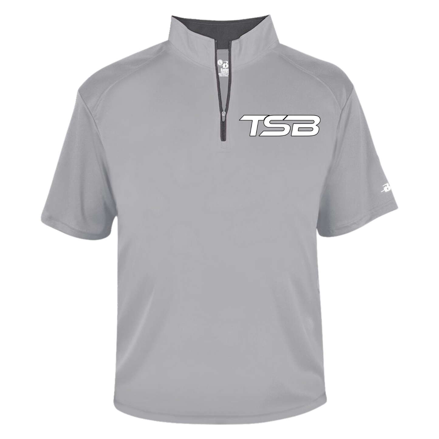 TSB Adult 1/4 Zip Short Sleeve Pullover