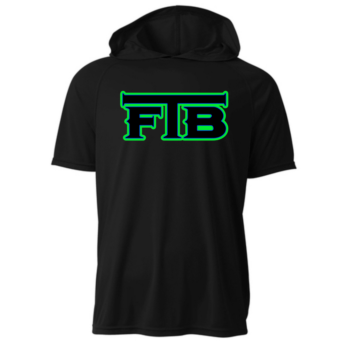FTB Dri-Wick Short Sleeve Hooded T-Shirt Adult