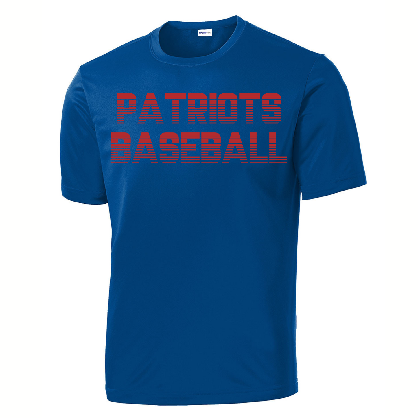 Patriots Baseball Youth Short Sleeve Dri-Wick Tee