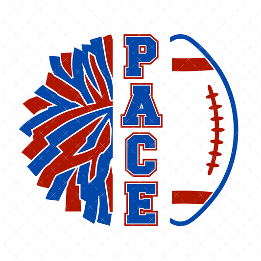 Pace Cheer Pom + Football DTF Transfer