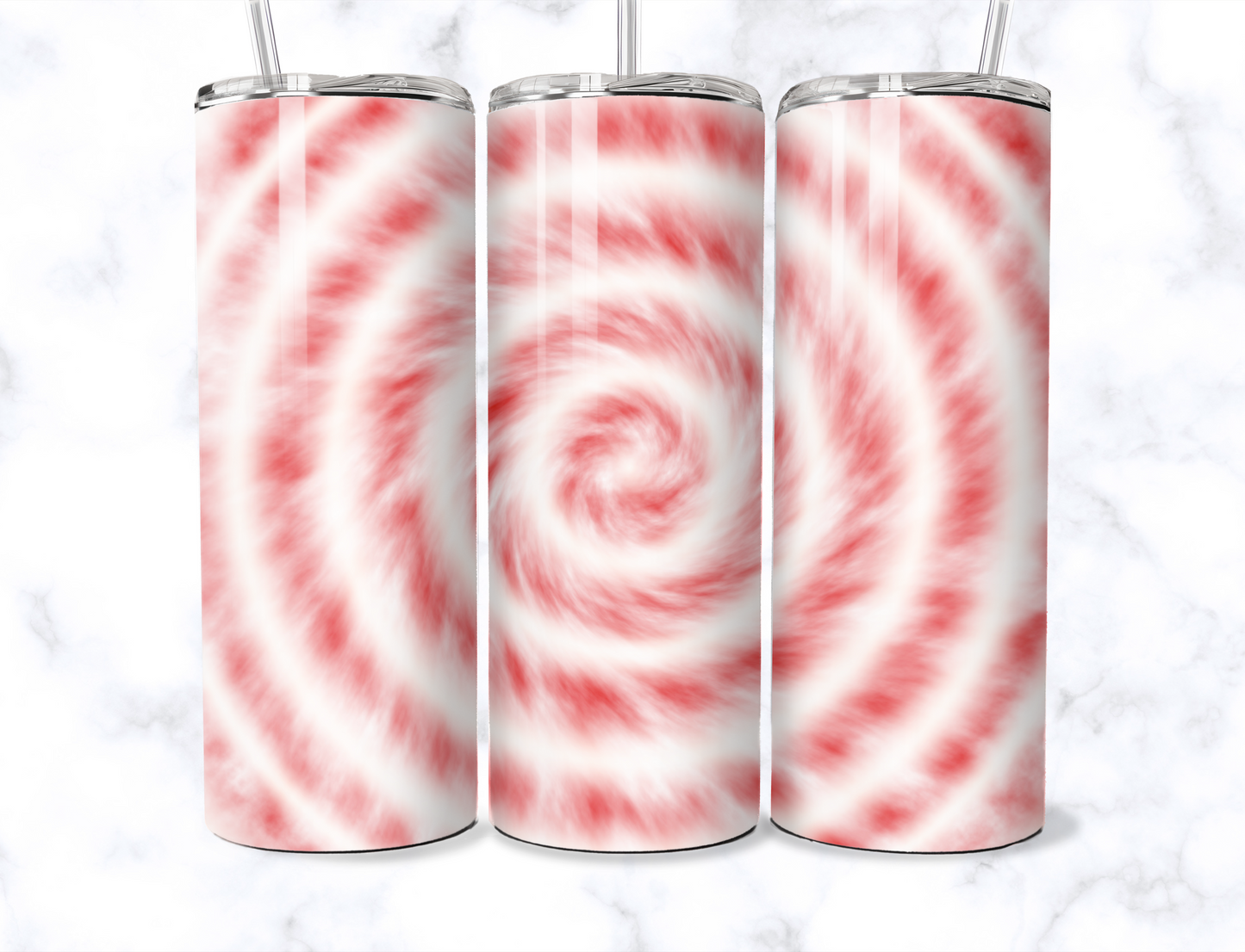Red Tie Dye Tumbler