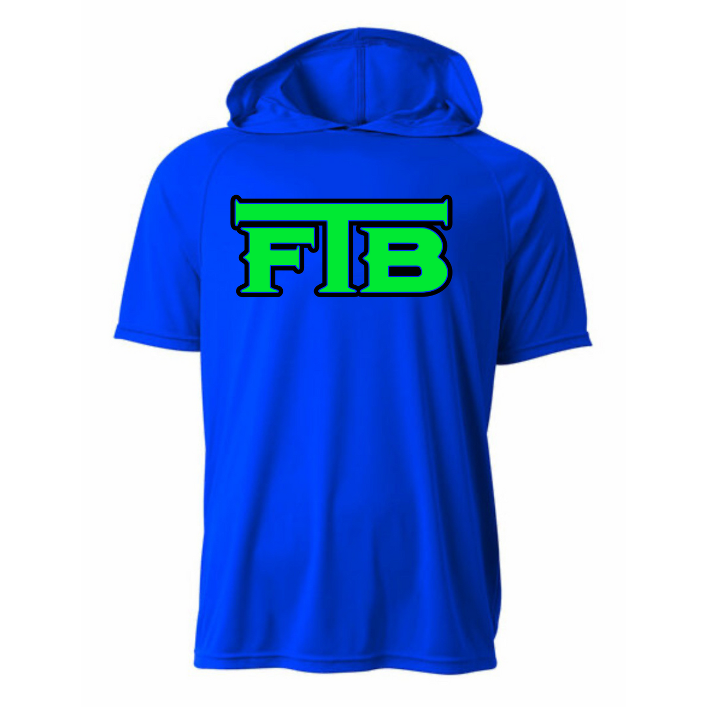 FTB Dri-Wick Short Sleeve Hooded T-Shirt Adult