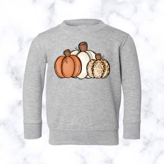 Fall Pumpkins Sweatshirt Youth