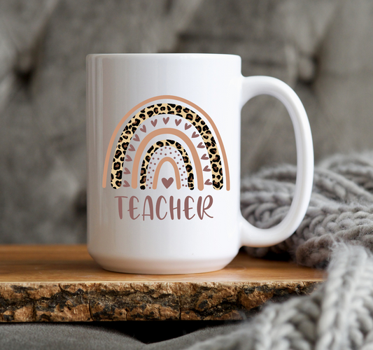 Teacher Rainbow Mug