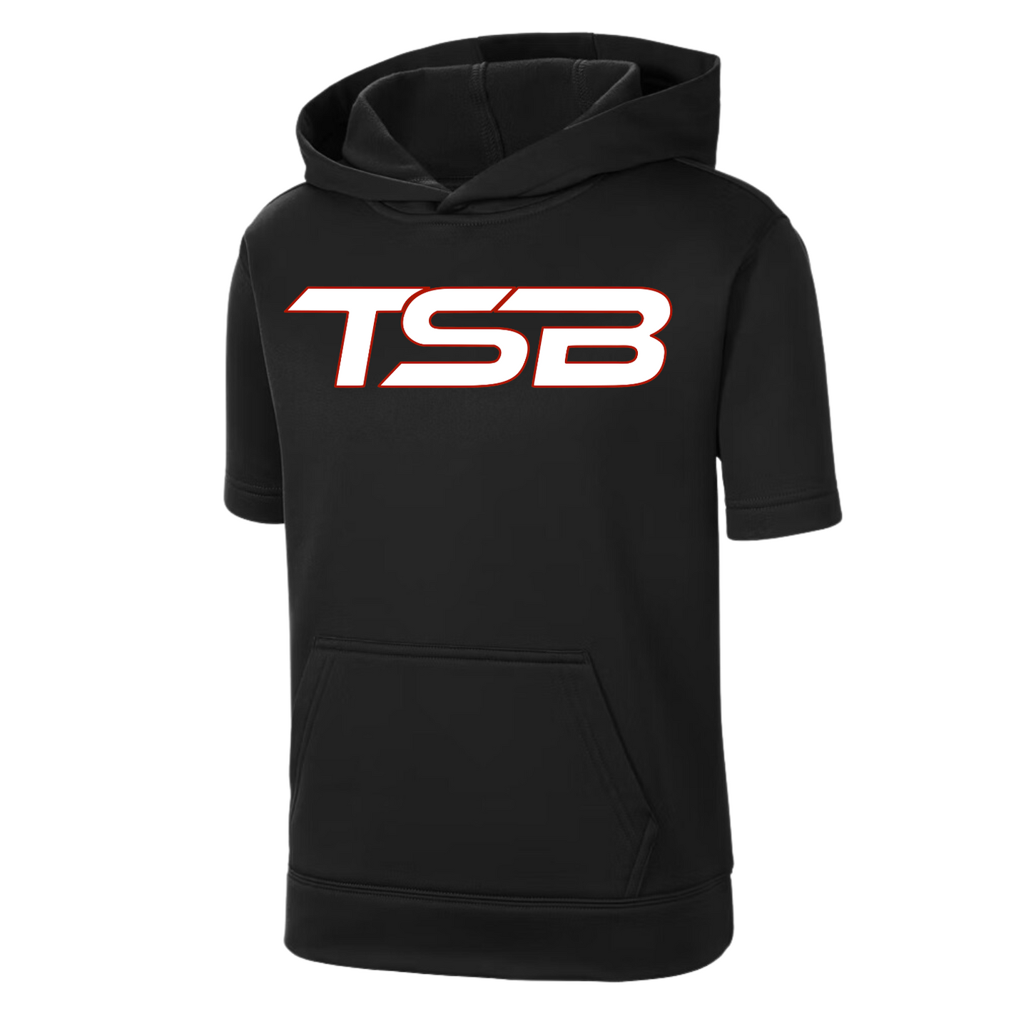 TSB Adult Short Sleeve Hooded Pullover