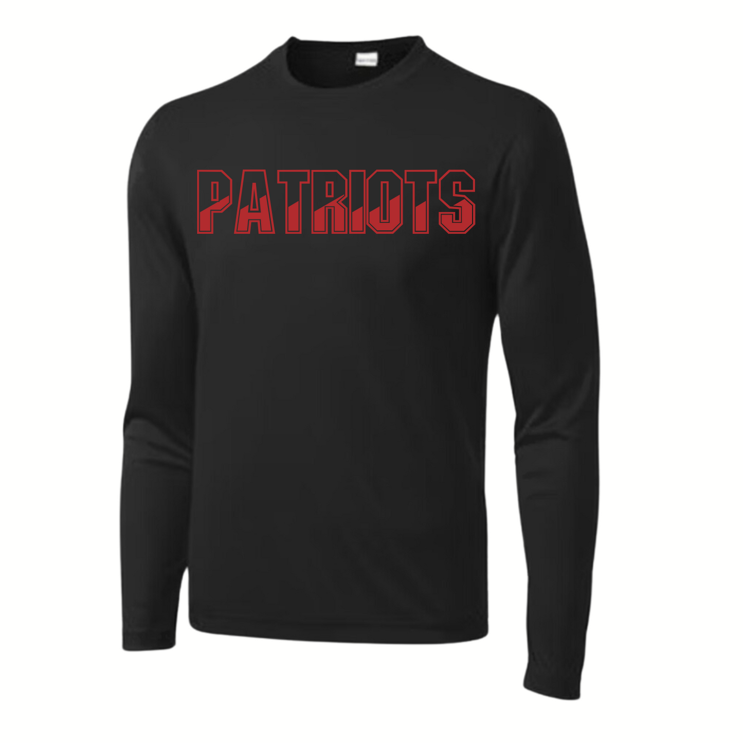 Patriots Baseball Adult Long Sleeve Dri-Wick Tee