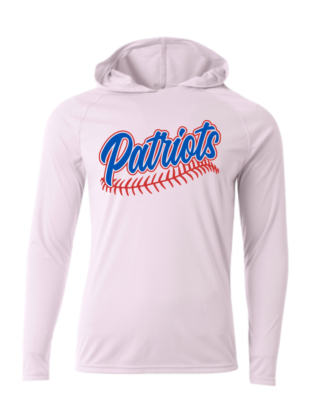 Patriots Baseball Driwick Long Sleeve Hooded Shirt
