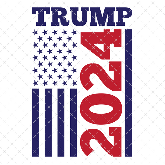 Trump Flag 2024 - DTF Transfer