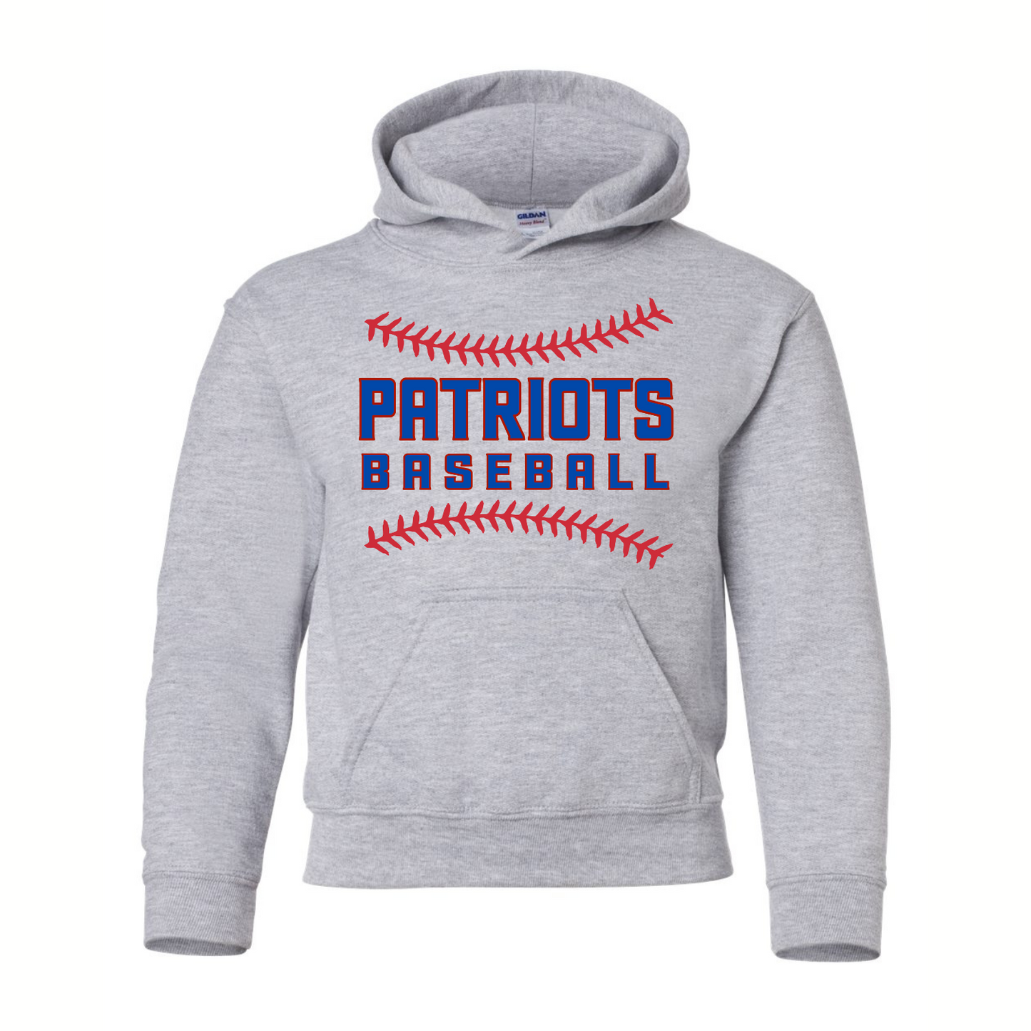 Patriots Baseball Stitching Adult Hoodie