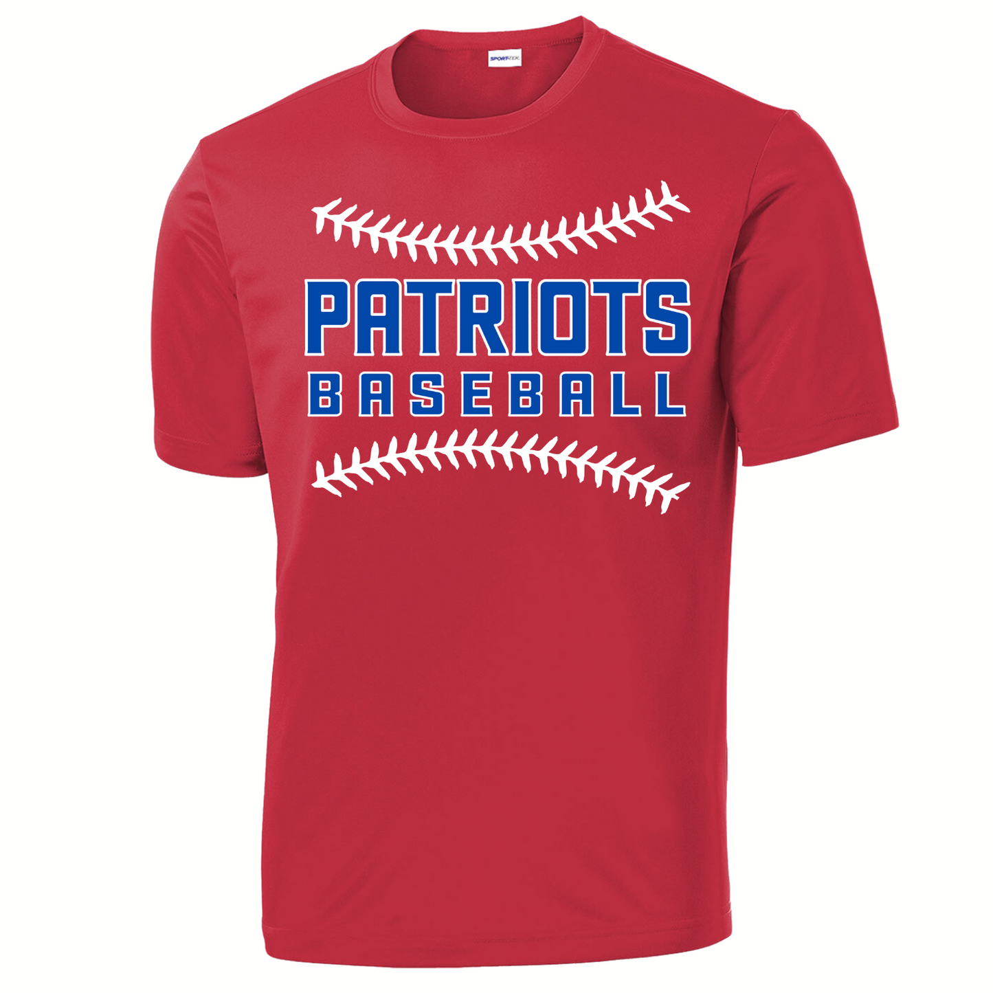 Patriots Baseball Stitching Youth Short Sleeve Tee