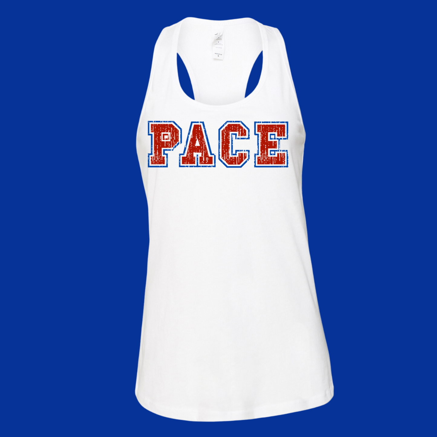 Pace Distressed Racerback Tank