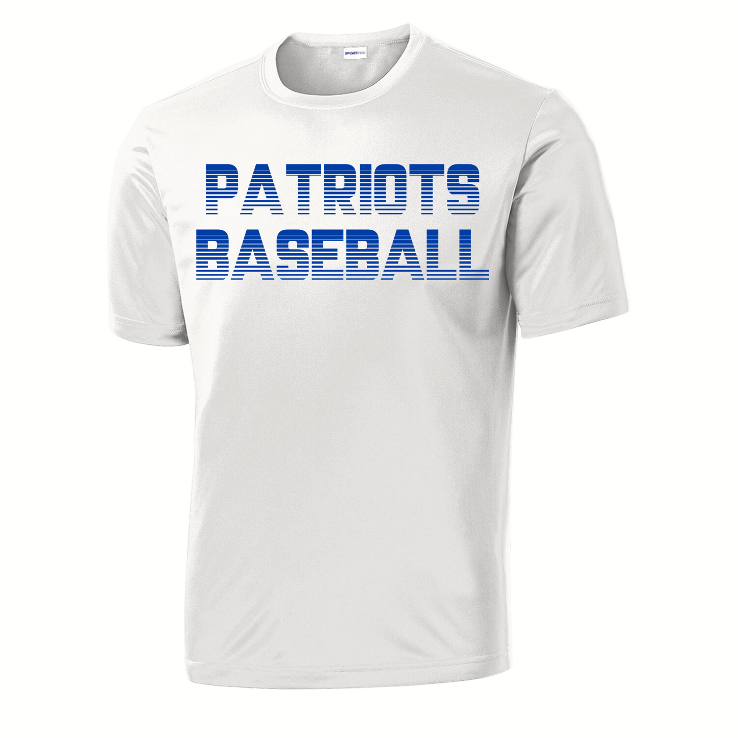 Patriots Baseball Adult Short Sleeve Dri-Wick Tee