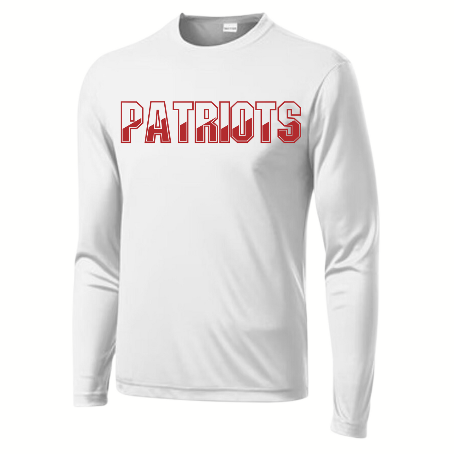 Patriots Baseball Adult Long Sleeve Dri-Wick Tee