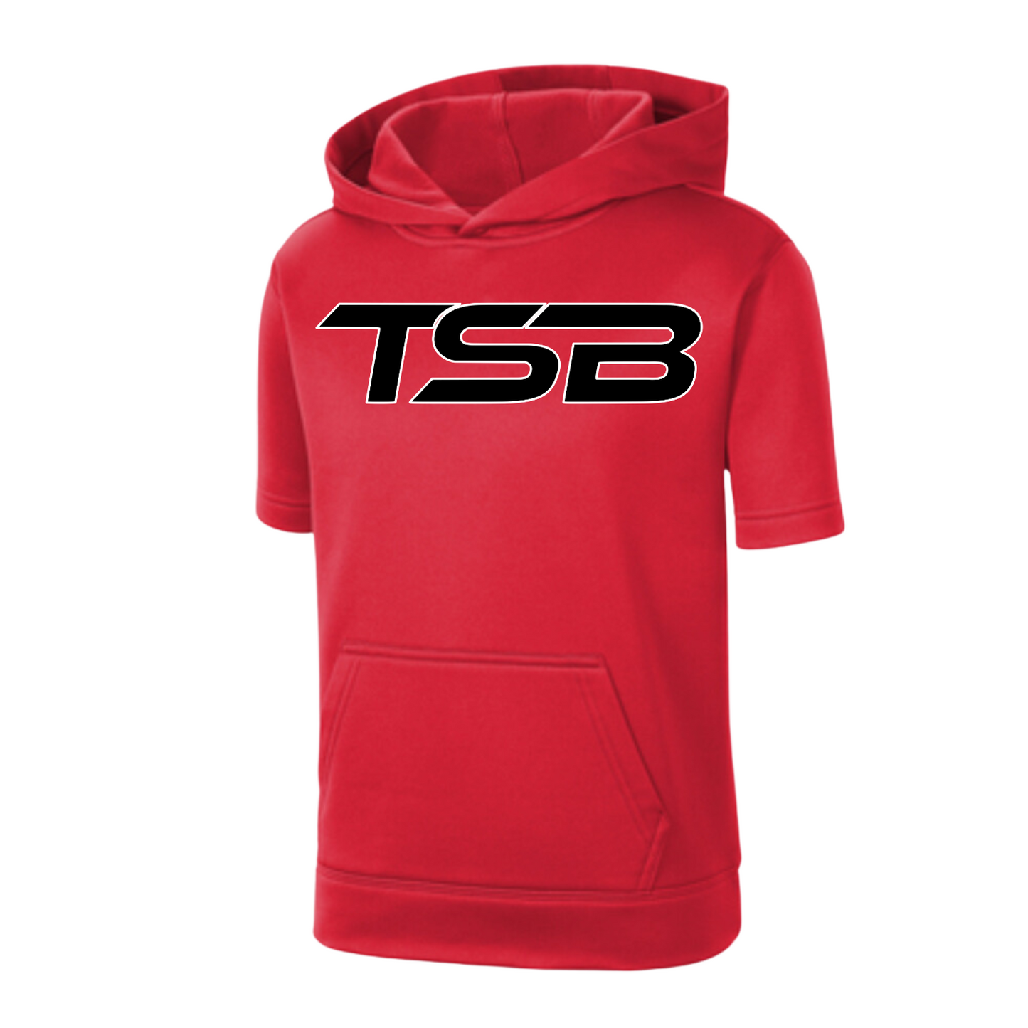 TSB Adult Short Sleeve Hooded Pullover