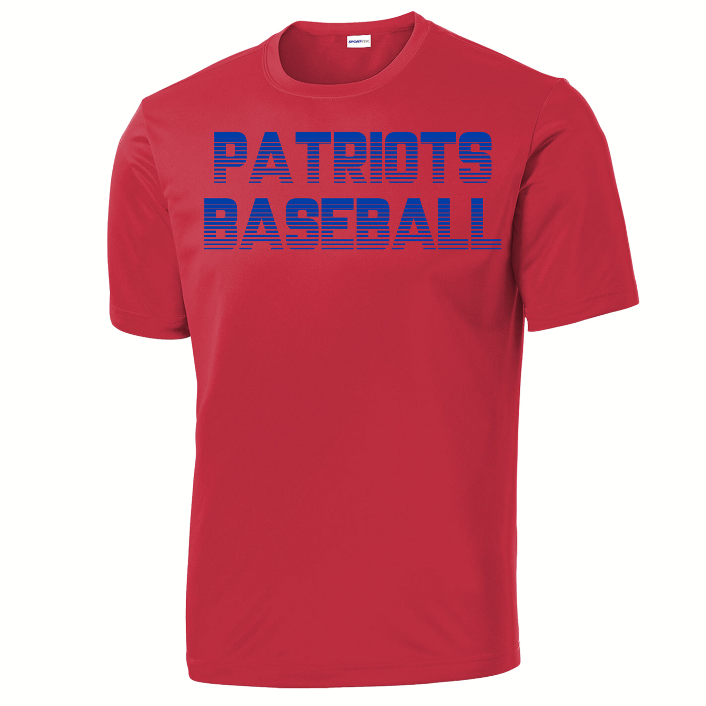 Patriots Baseball Adult Short Sleeve Dri-Wick Tee