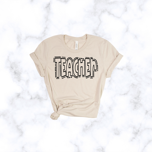 Teacher Doodle Tee