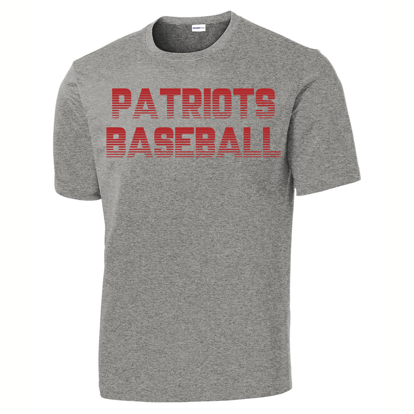 Patriots Baseball Adult Short Sleeve Dri-Wick Tee