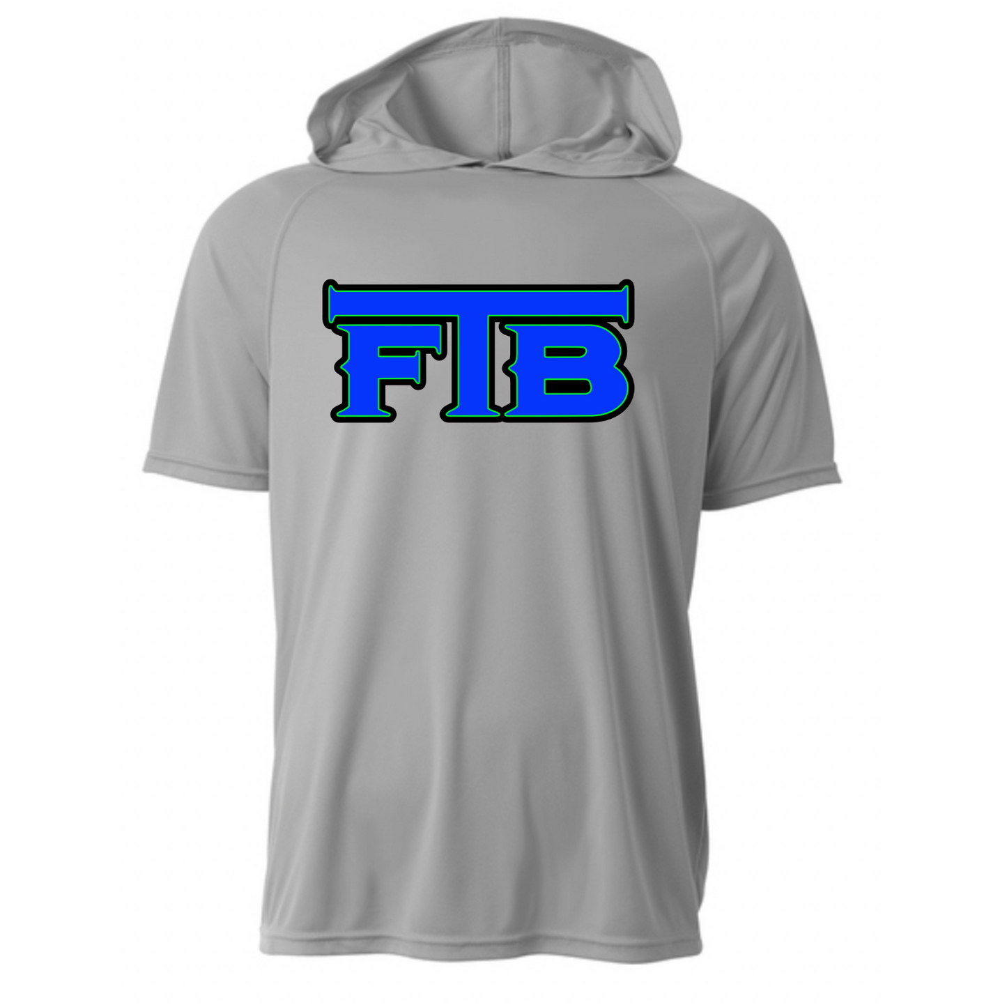 FTB Dri-Wick Short Sleeve Hooded T-Shirt Adult