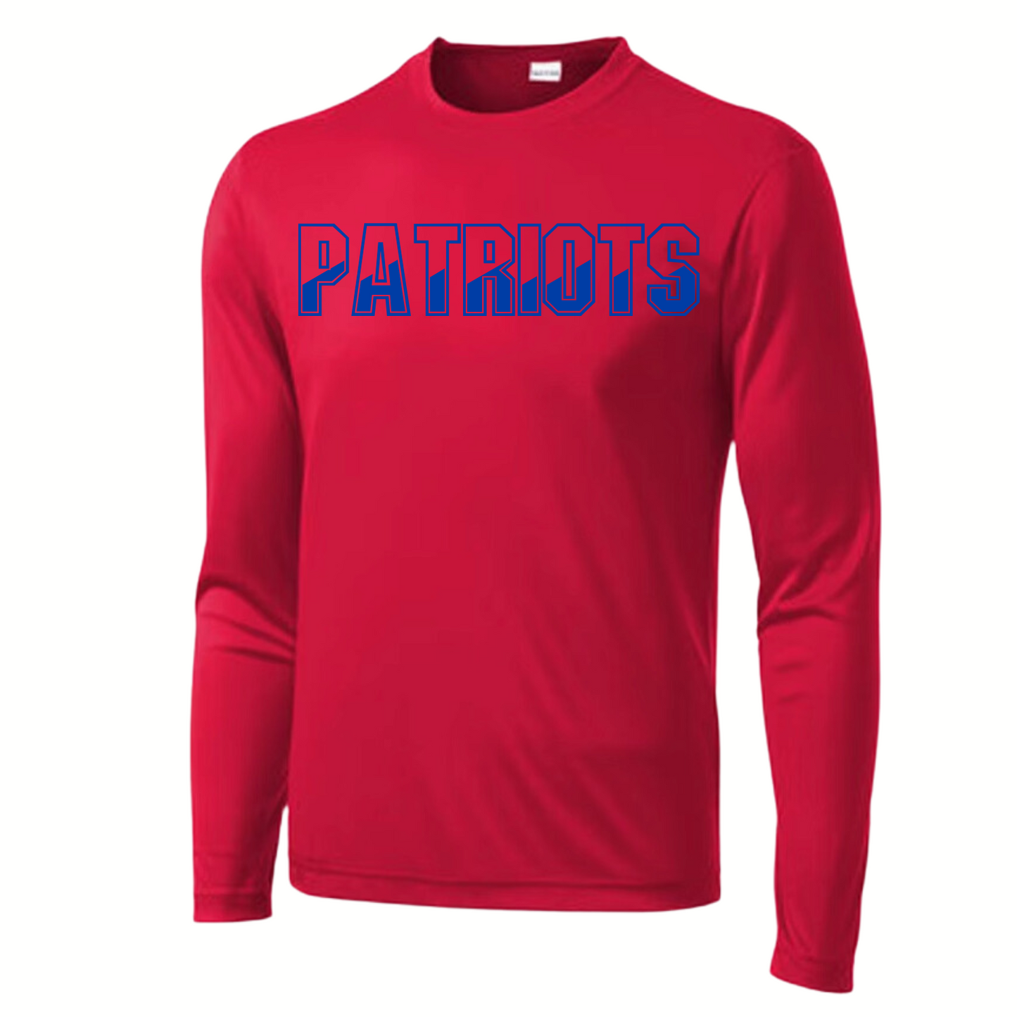 Patriots Baseball Adult Long Sleeve Dri-Wick Tee