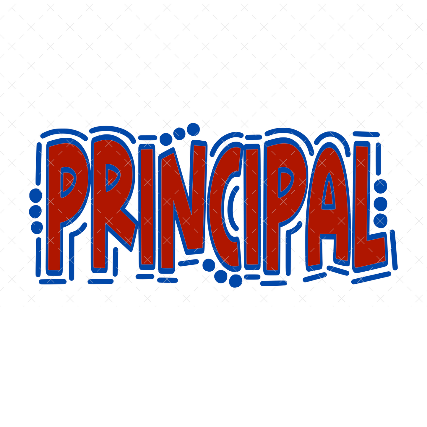 Principal Doodle DTF Transfer