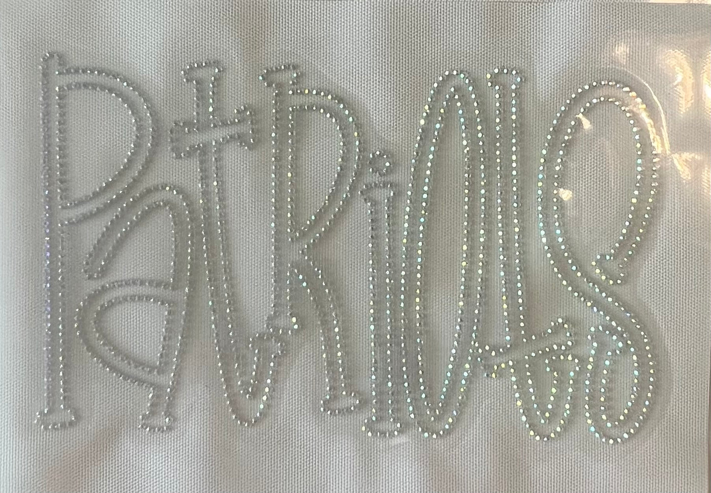 Patriots Rhinestones Adult