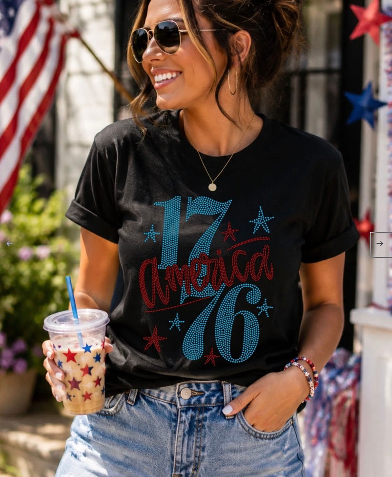 1776 Spangle Tee