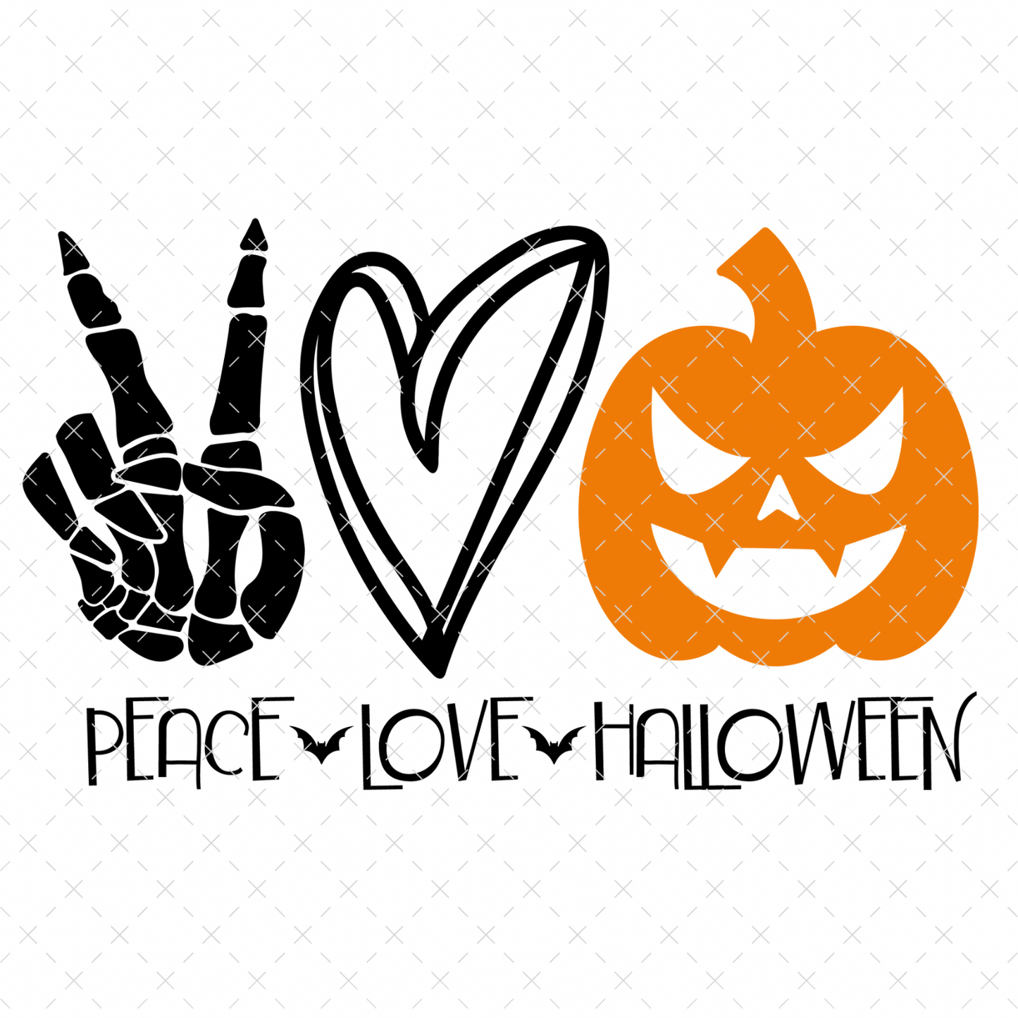 Peace Love Halloween - DTF Transfer