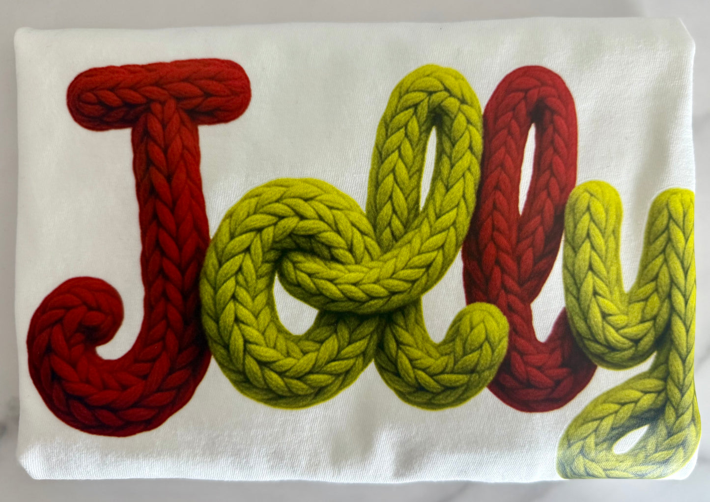 Jolly Faux Embroidery Adult