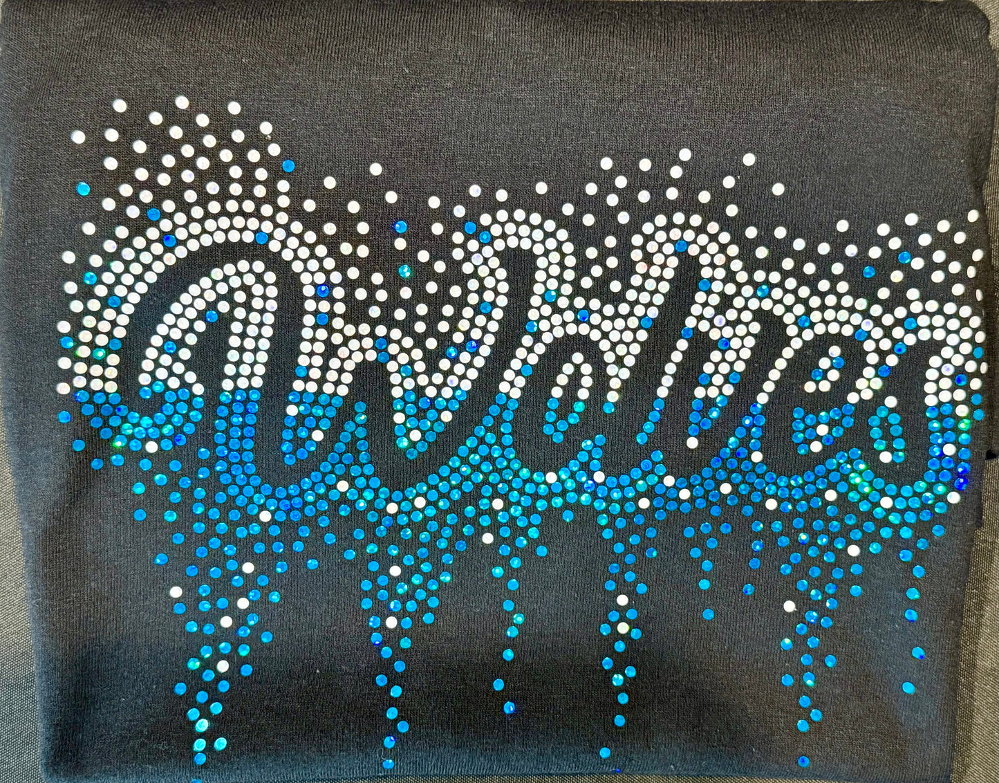 Wolves Ombré Drip Spangle Adult