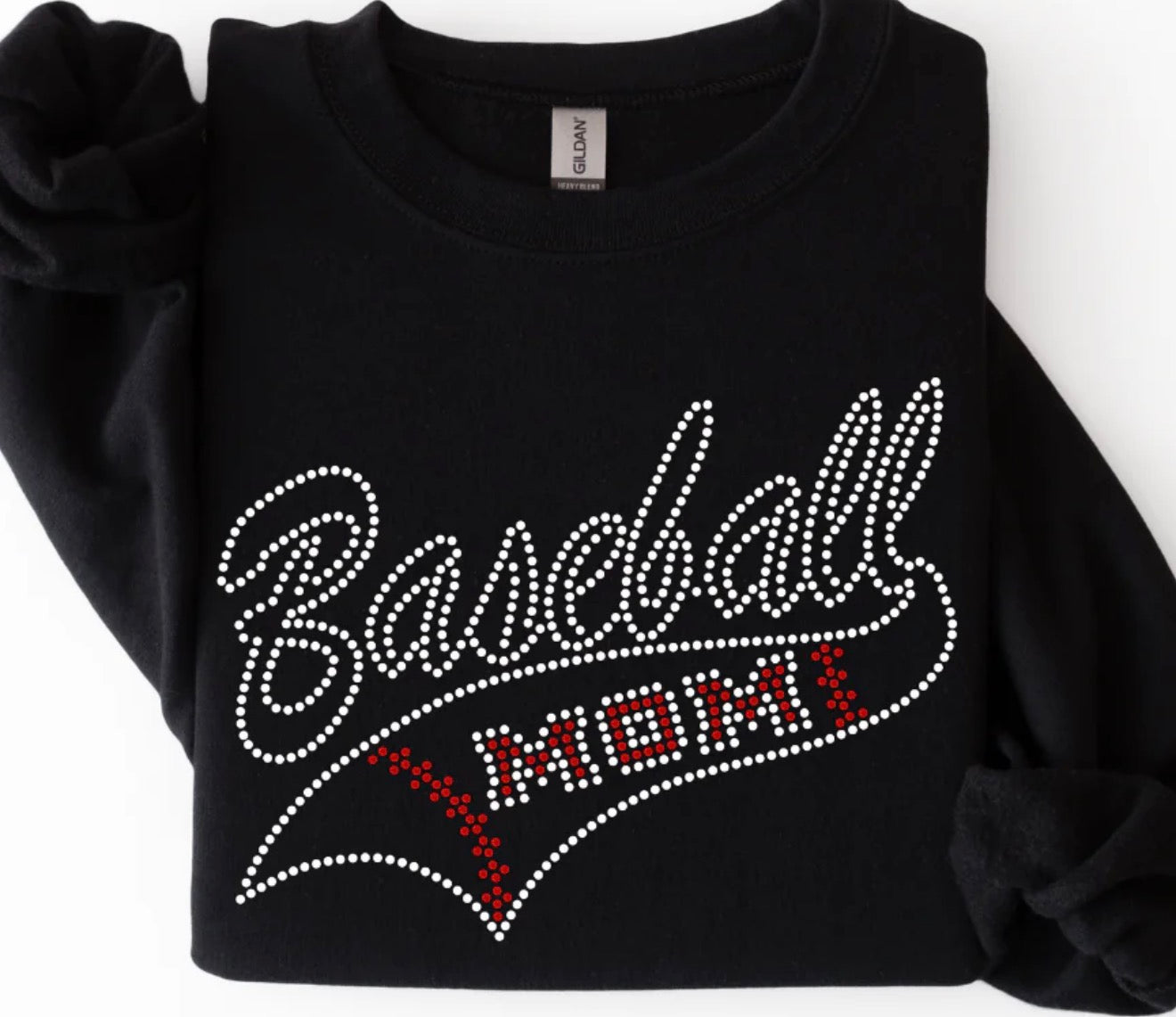 Baseball Mom Swoosh Spangle