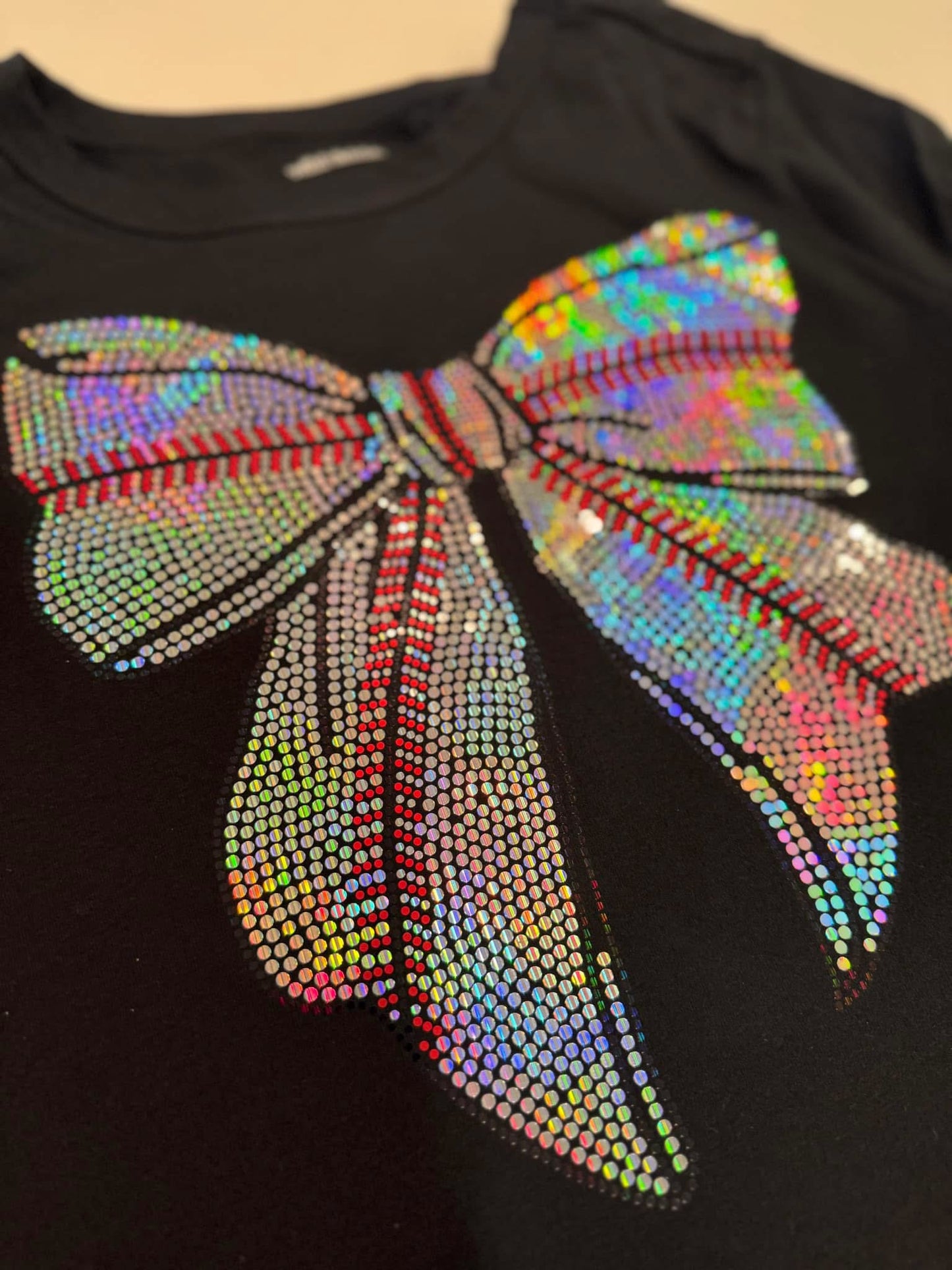 Baseball Bow Spangle
