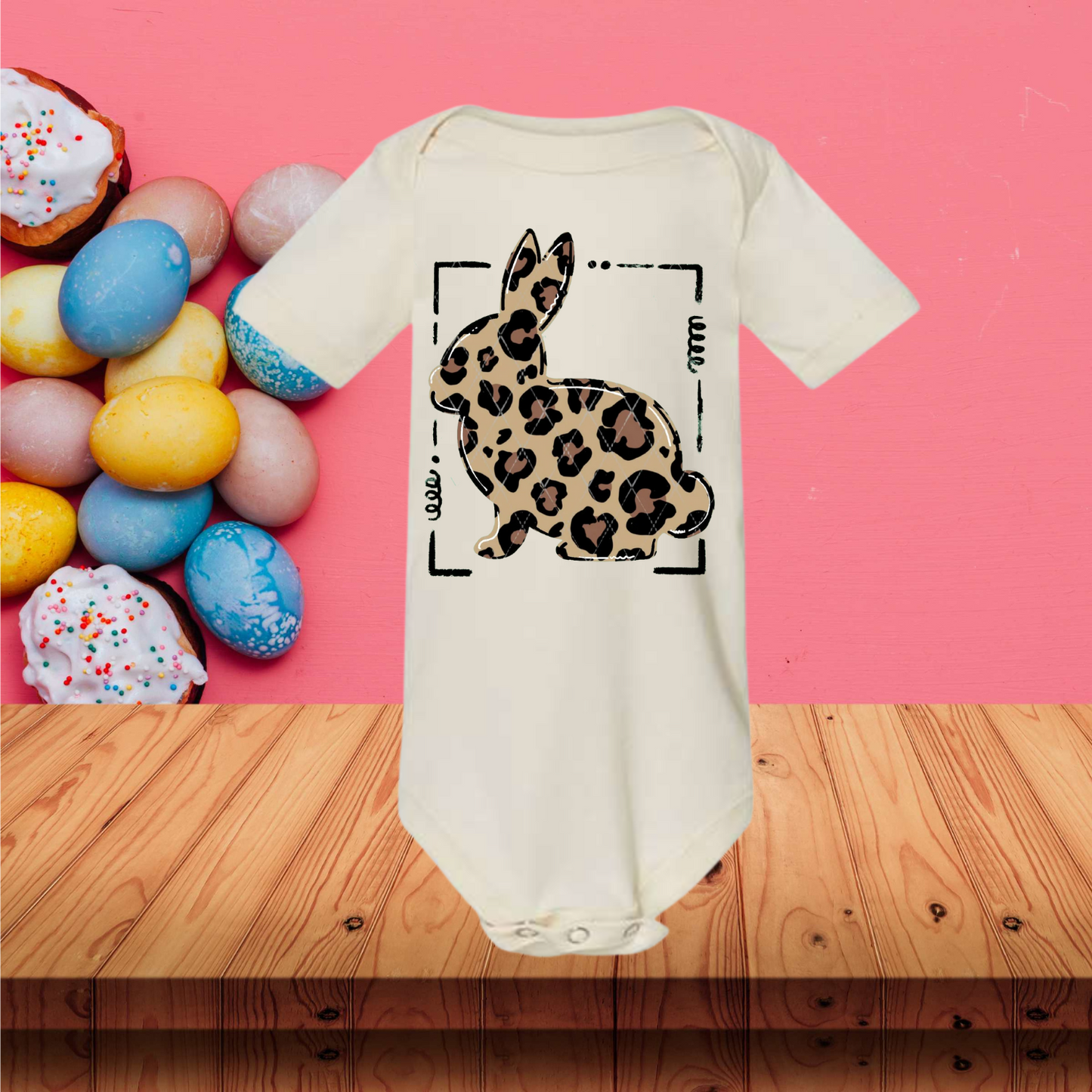 Leopard Easter Bunny Infant