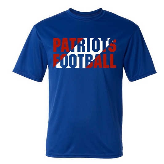 Patriots Football Slant Tee Youth