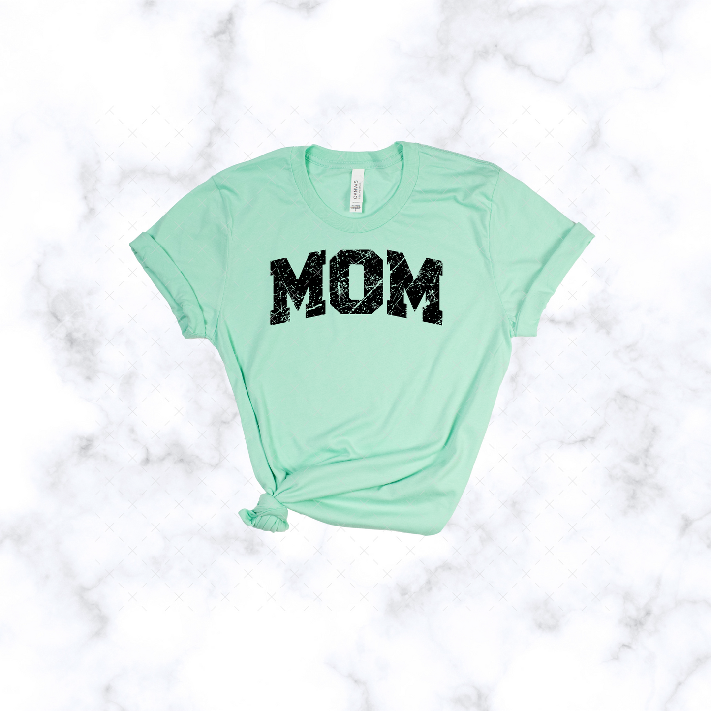 Mom Distressed Tee