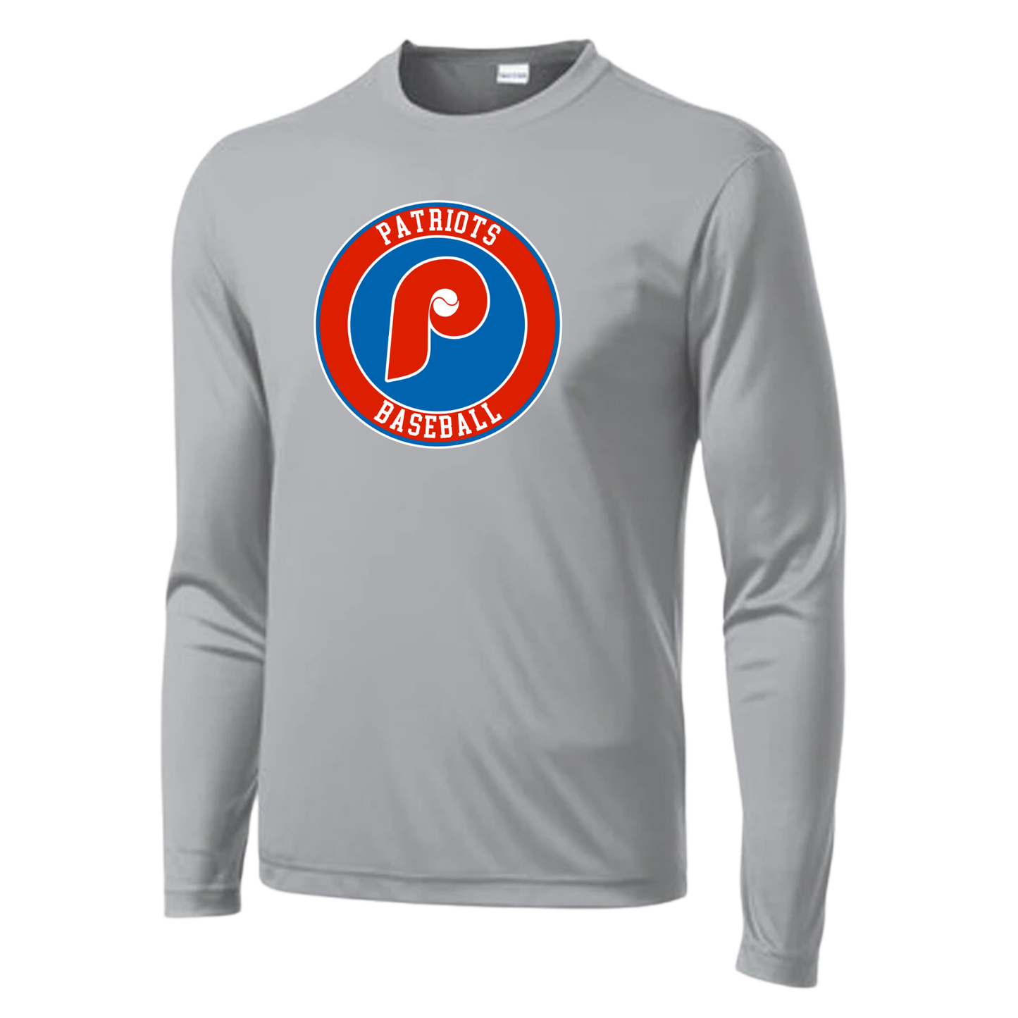 Patriots Circle Adult Long Sleeve Dri-Wick Tee