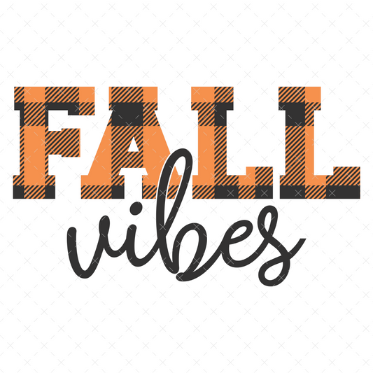 Fall Vibes Plaid - DTF Transfer