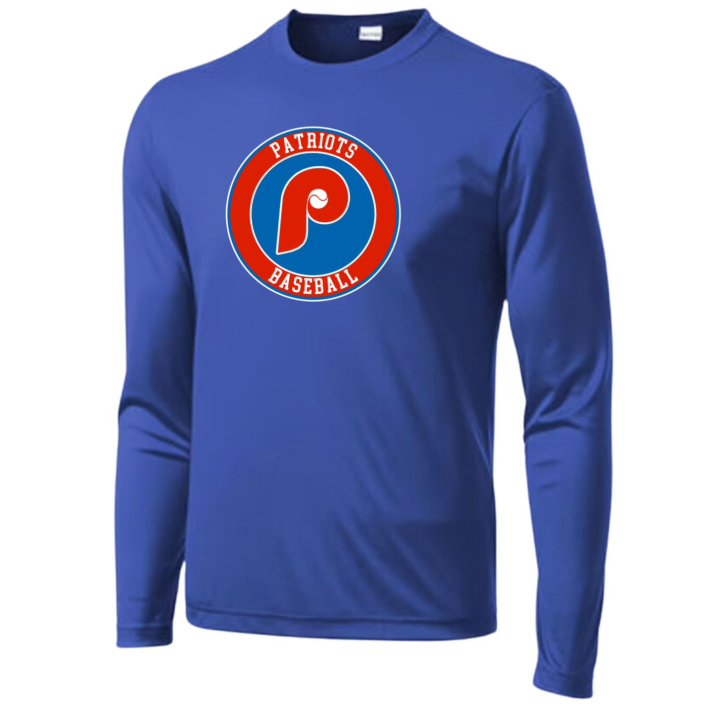 Patriots Circle Adult Long Sleeve Dri-Wick Tee