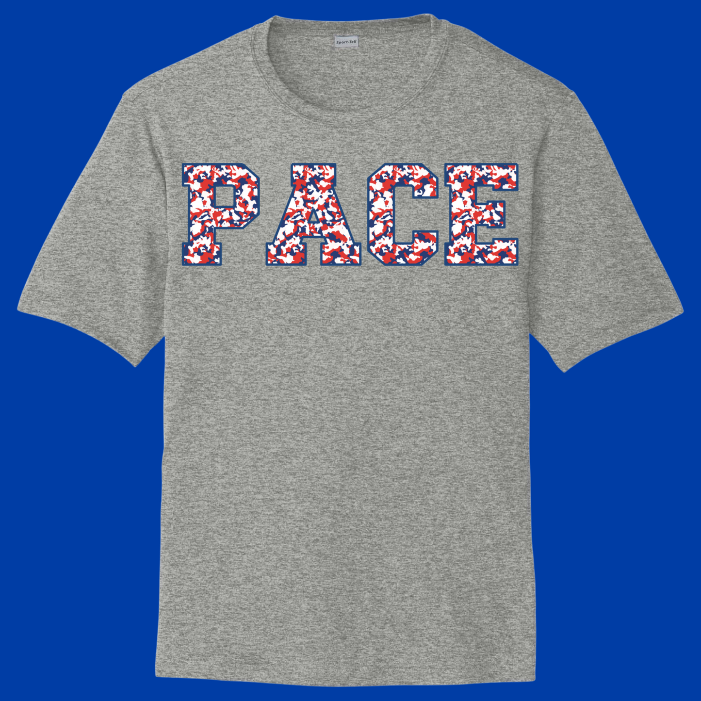 Pace Red + White + Blue Camo Tee Youth