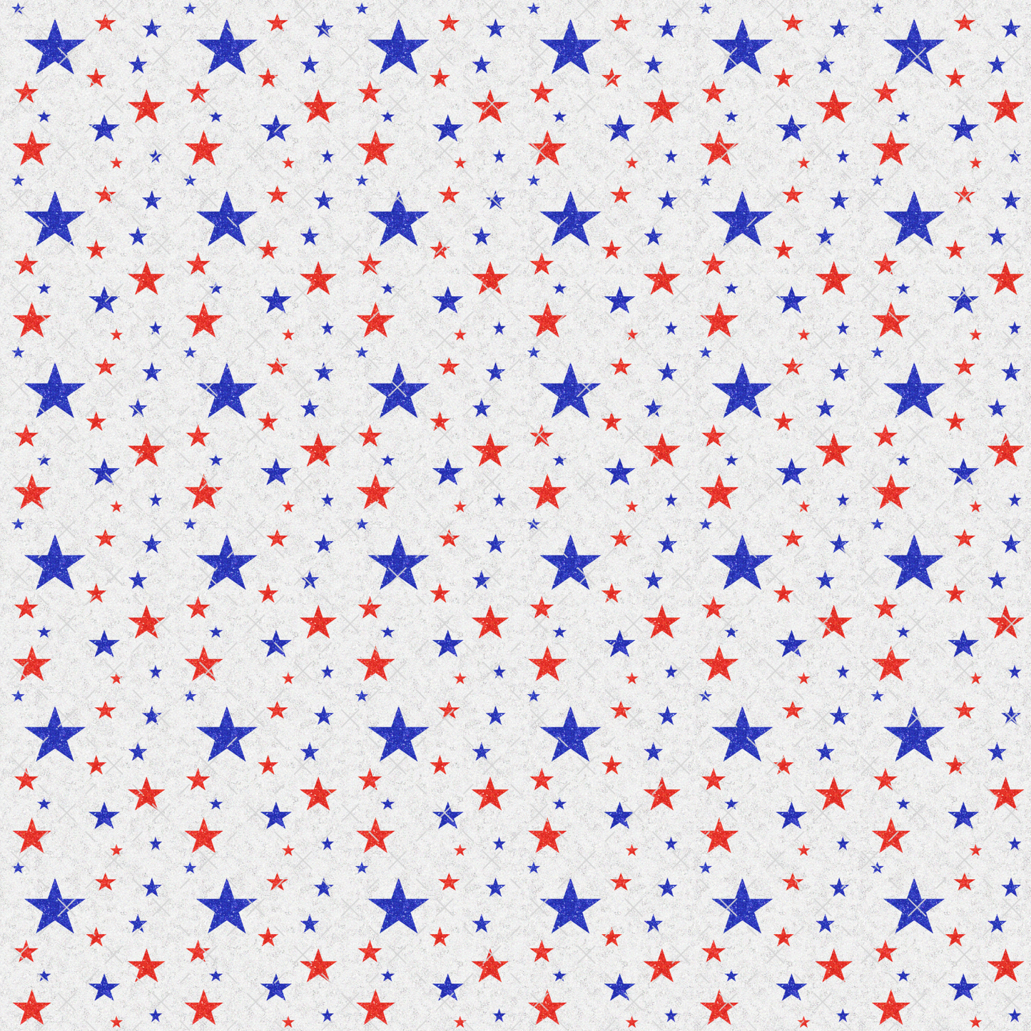 Blue and Red Stars Sublimation Transfer