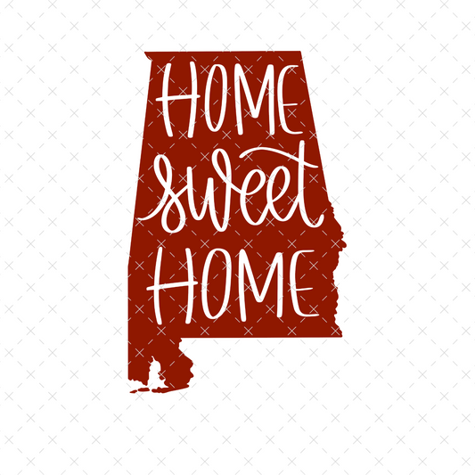 Alabama Home Sweet Home - DTF Transfer