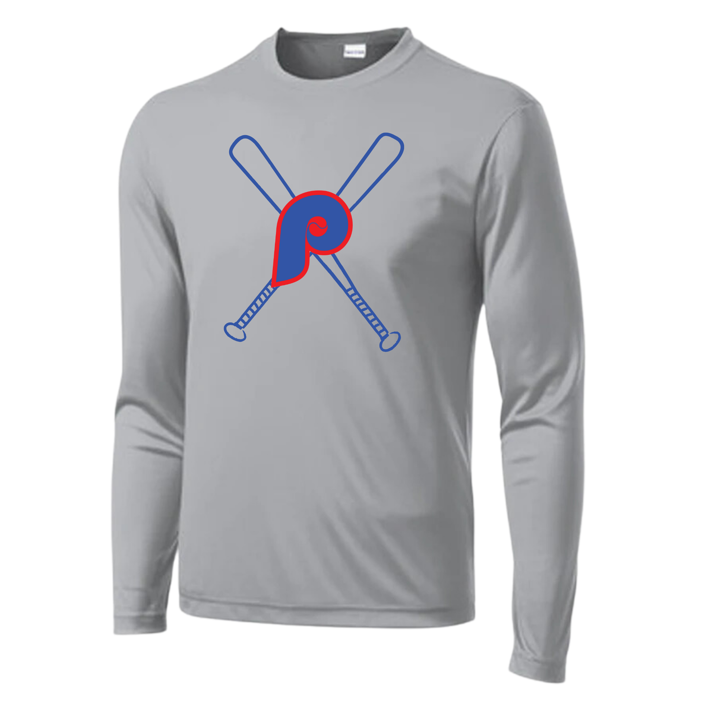 Pace Baseball Bats Youth Long Sleeve Dri-Wick Tee