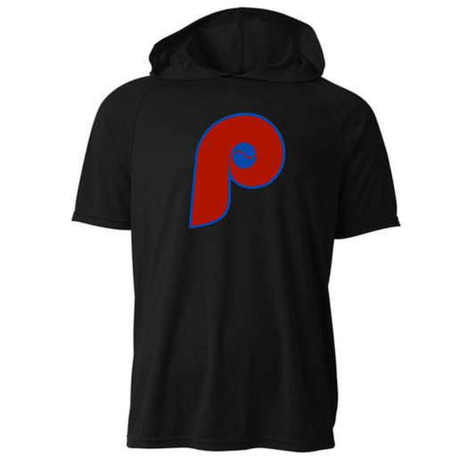 Patriots P Dri-Wick Short Sleeve Hooded T-Shirt Adult