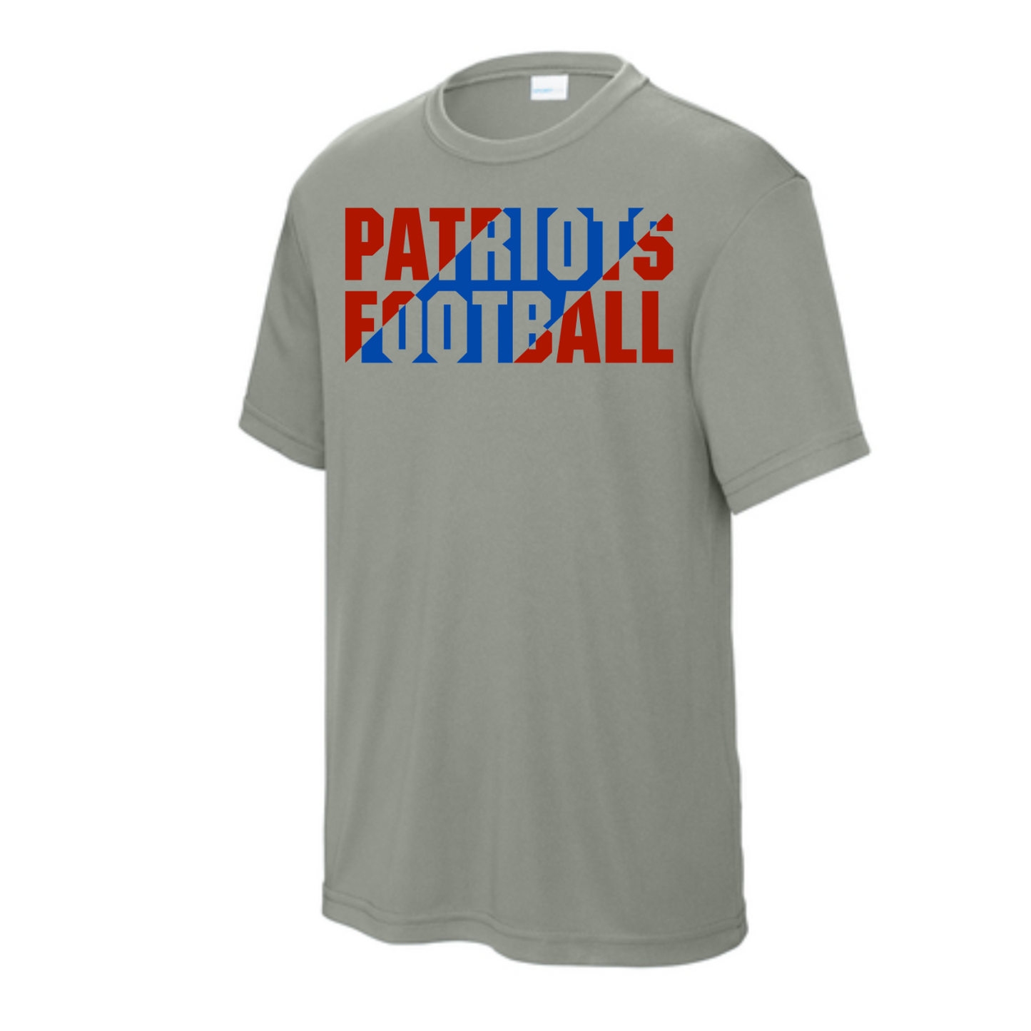 Patriots Football Slant Tee Youth