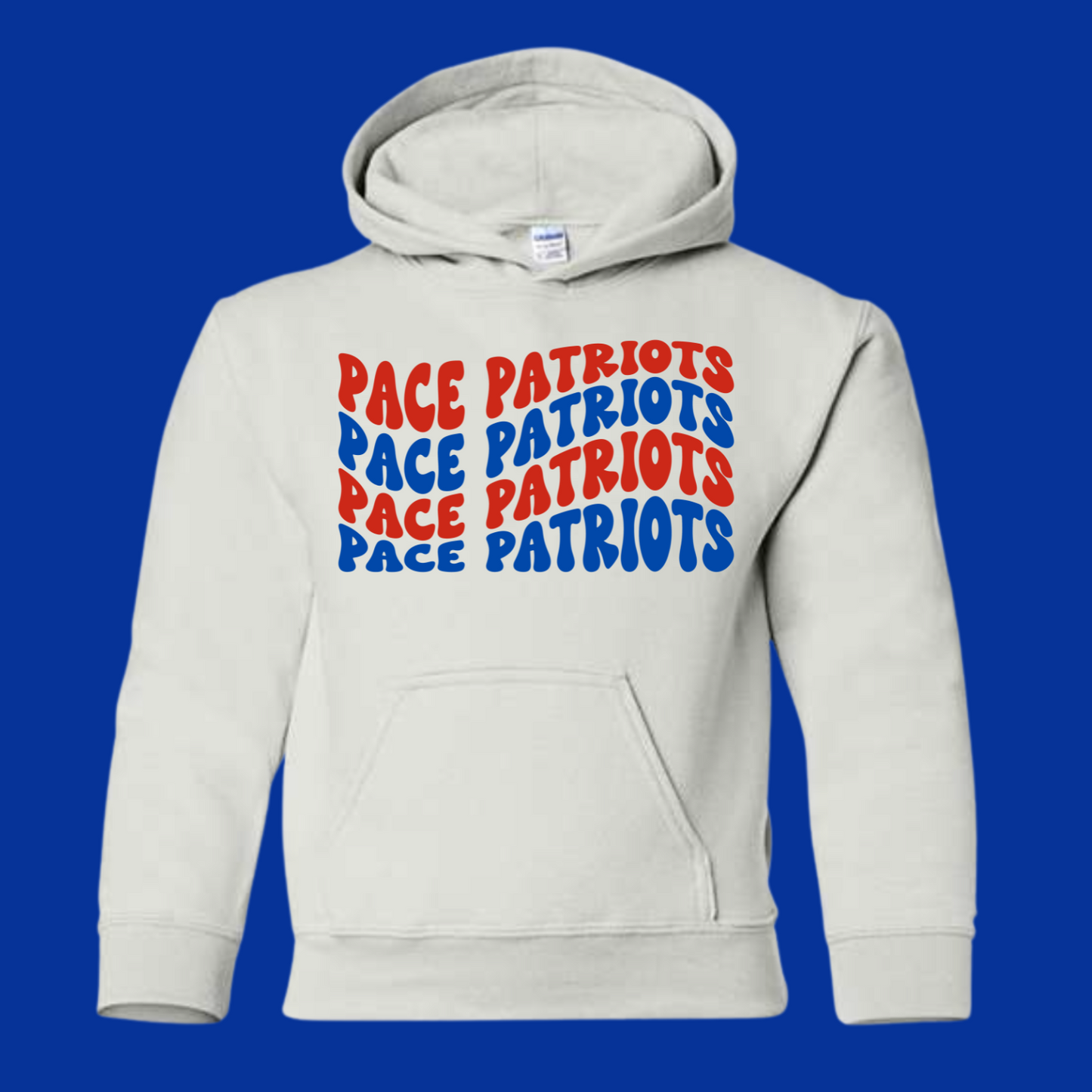 Patriots Wavy Hoodie Youth