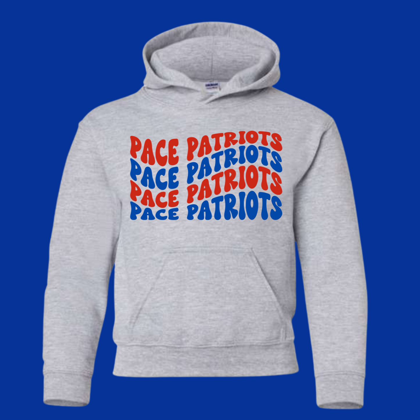 Patriots Wavy Hoodie Youth