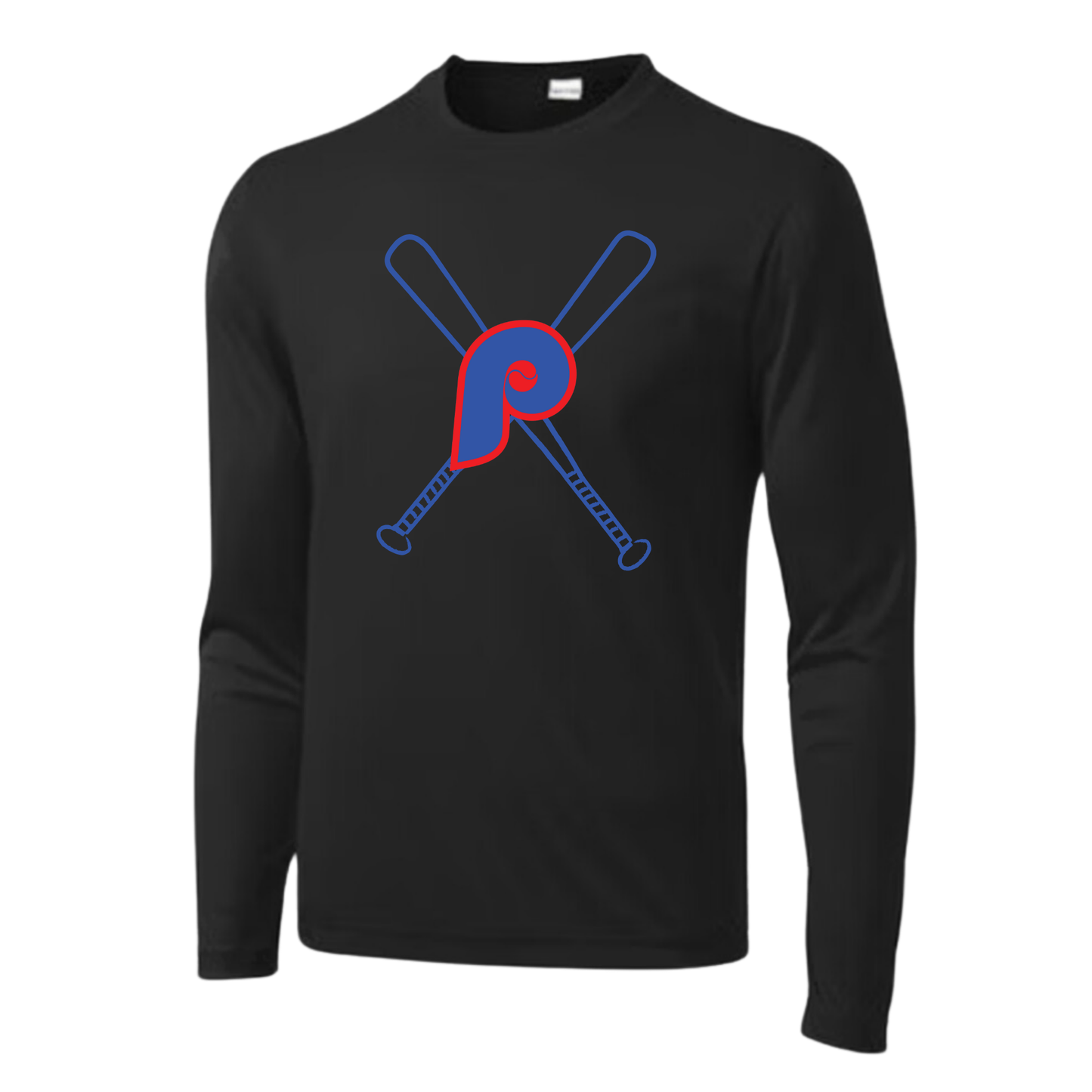 Pace Baseball Bats Youth Long Sleeve Dri-Wick Tee