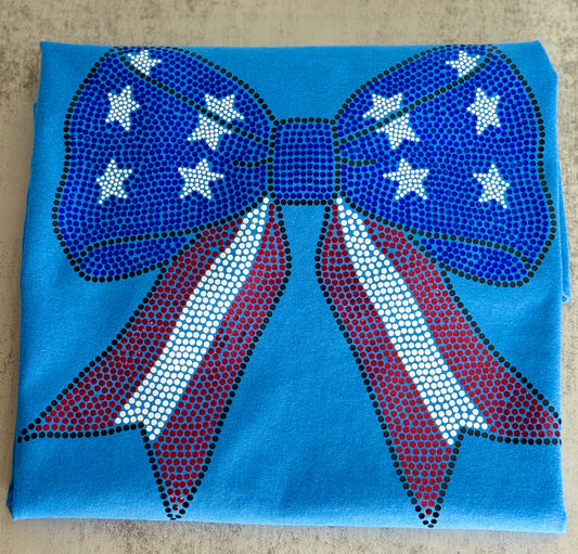 Flag Bow Spangle Tee