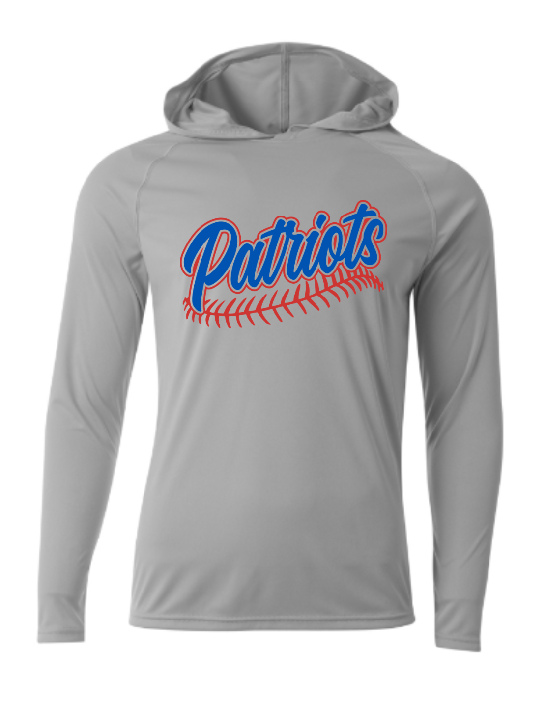 Patriots Baseball Driwick Long Sleeve Hooded Shirt